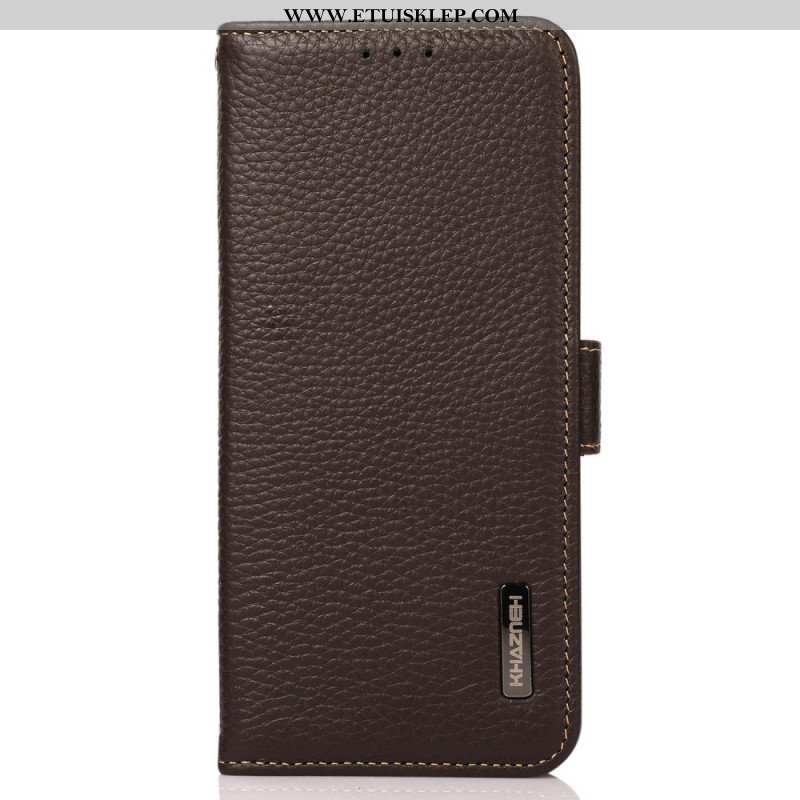 Etui Folio do Samsung Galaxy M33 5G Skóra Liczi Khazneh Rfid